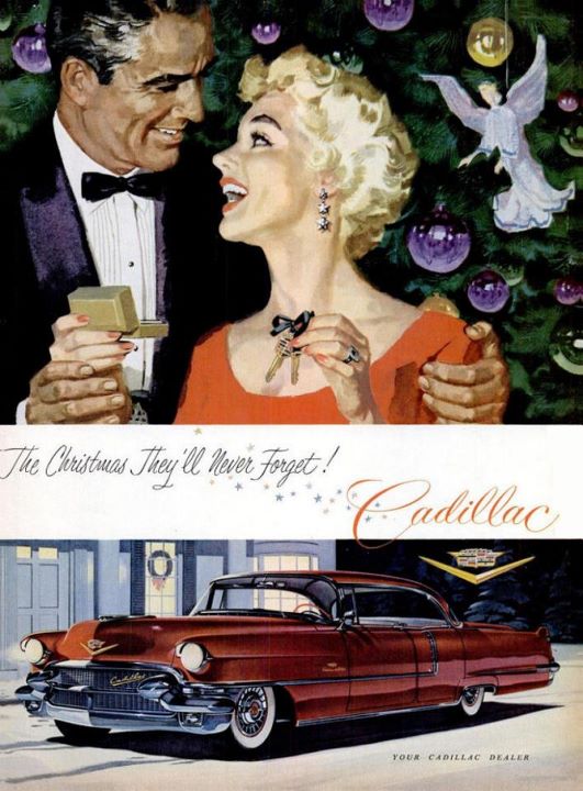 Take a look at this vintage holiday car ad